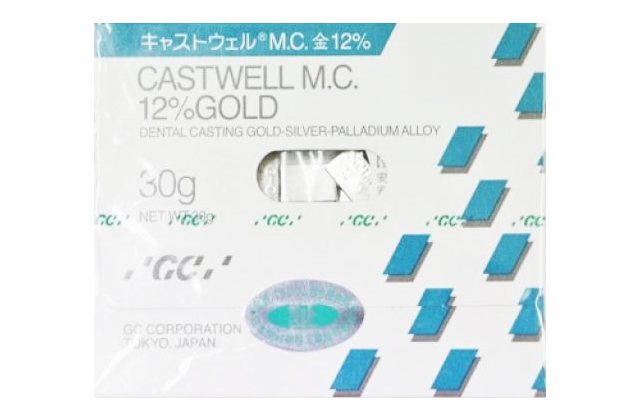 GCキャストウェル M.C.12% GC ジーシー の金パラ製品買取 フジデンタル